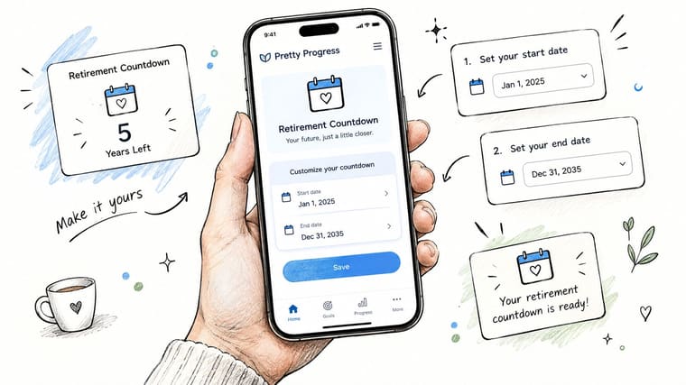 Screenshot from https://prettyprogress.app
