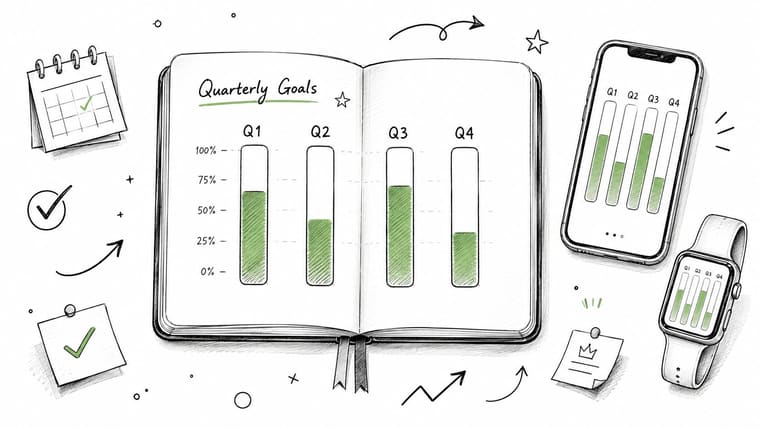 Quarterly Goal Tracker: Build, Plan, & Achieve More in 2026