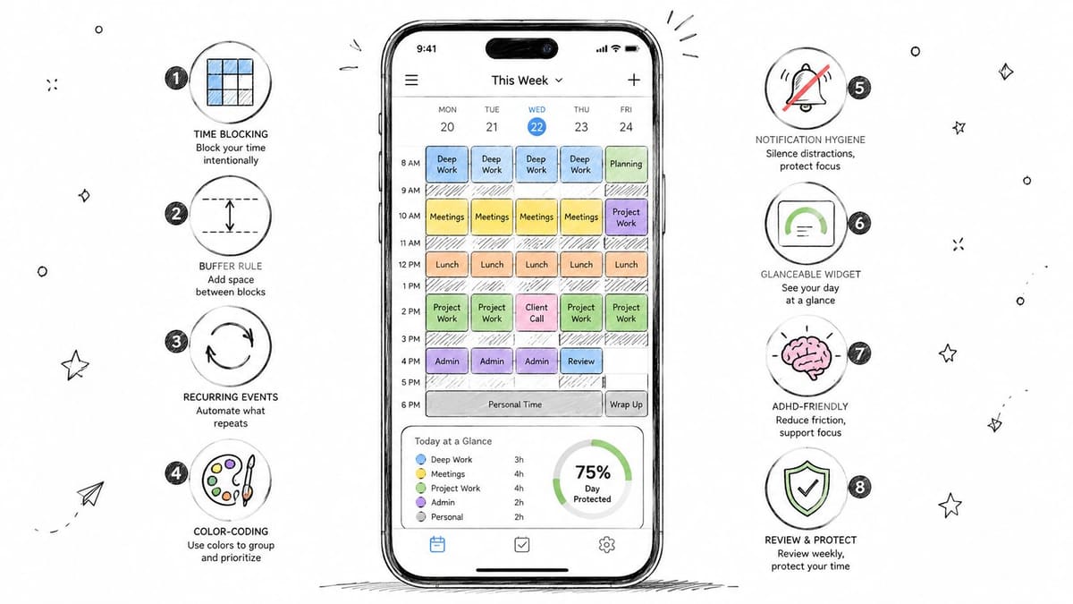 8 Calendar Management Tips for Better Focus in 2026