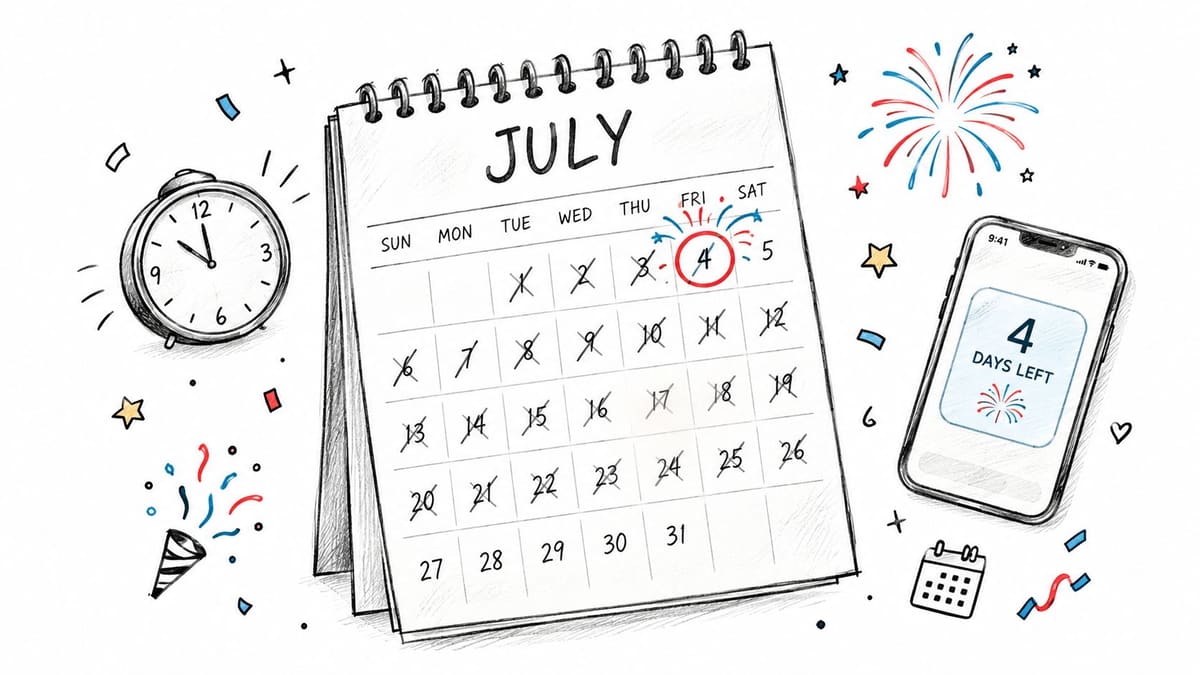 How Many Days Until July 4th Countdown Explained