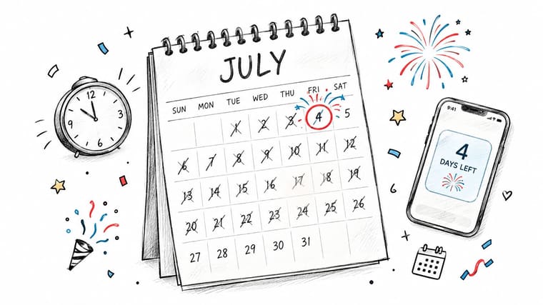 How Many Days Until July 4th Countdown Explained