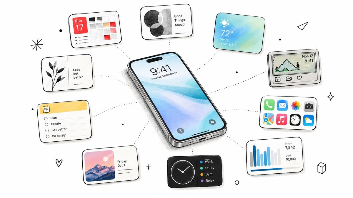 10 Widget Themes for iPhone to Try