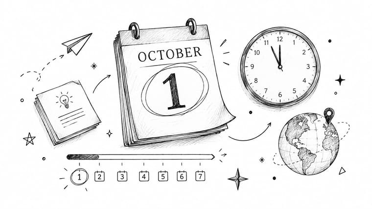 Days Until Oct 1: Live Calculator and Countdown Guide