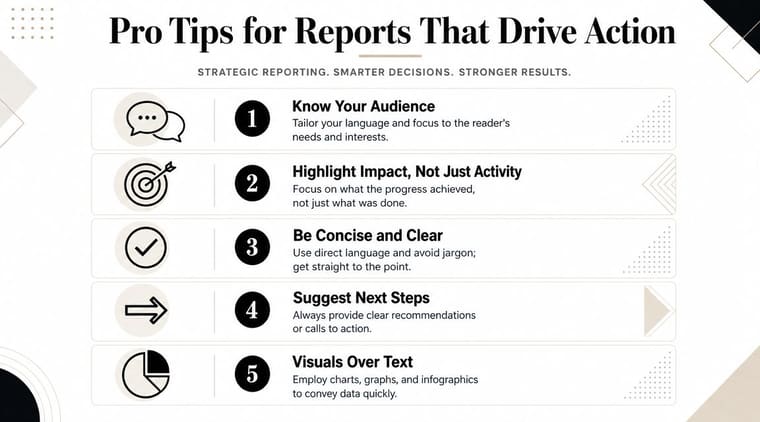 Pro Tips for Reports That Drive Action