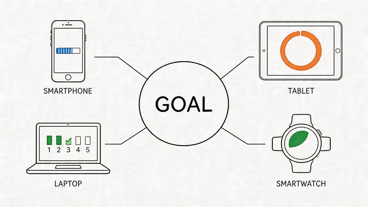 Visual Goals: How to Track Ambitions on Your Screens