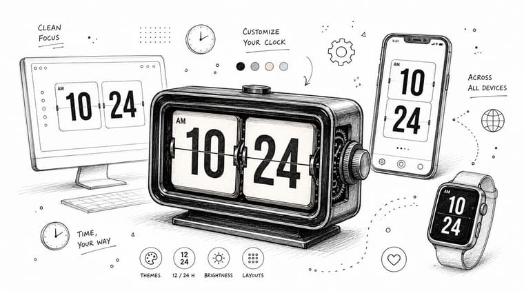Flip Clock Screensaver: Classic Look for 2026