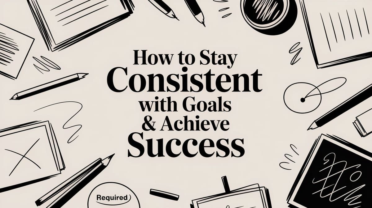 How To Stay Consistent With Goals & Achieve Success