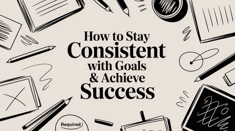 How To Stay Consistent With Goals & Achieve Success