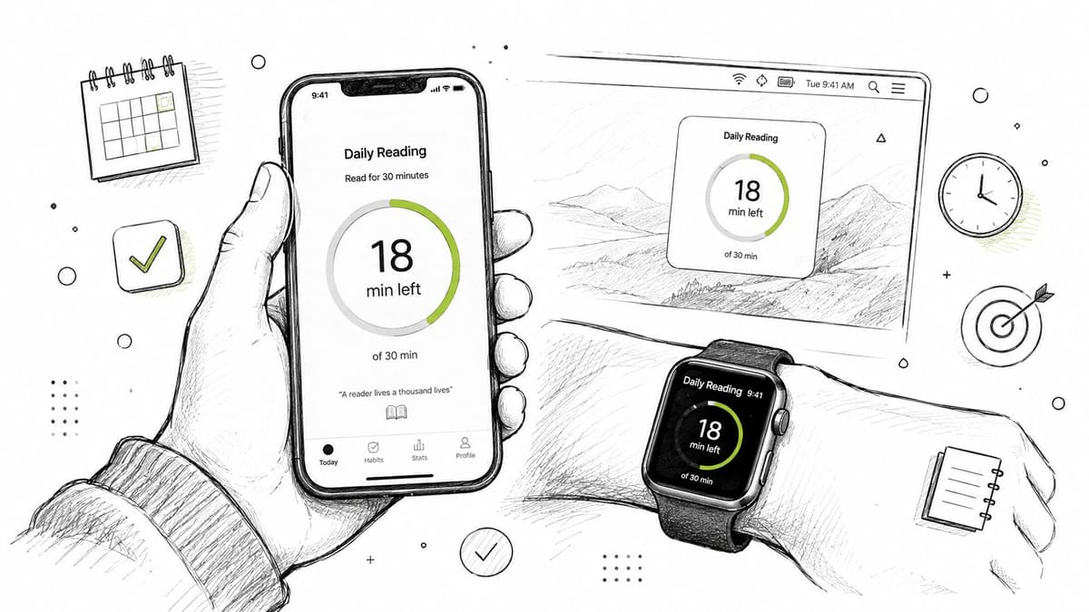 Habit Building App That Actually Sticks: A Pretty Progress