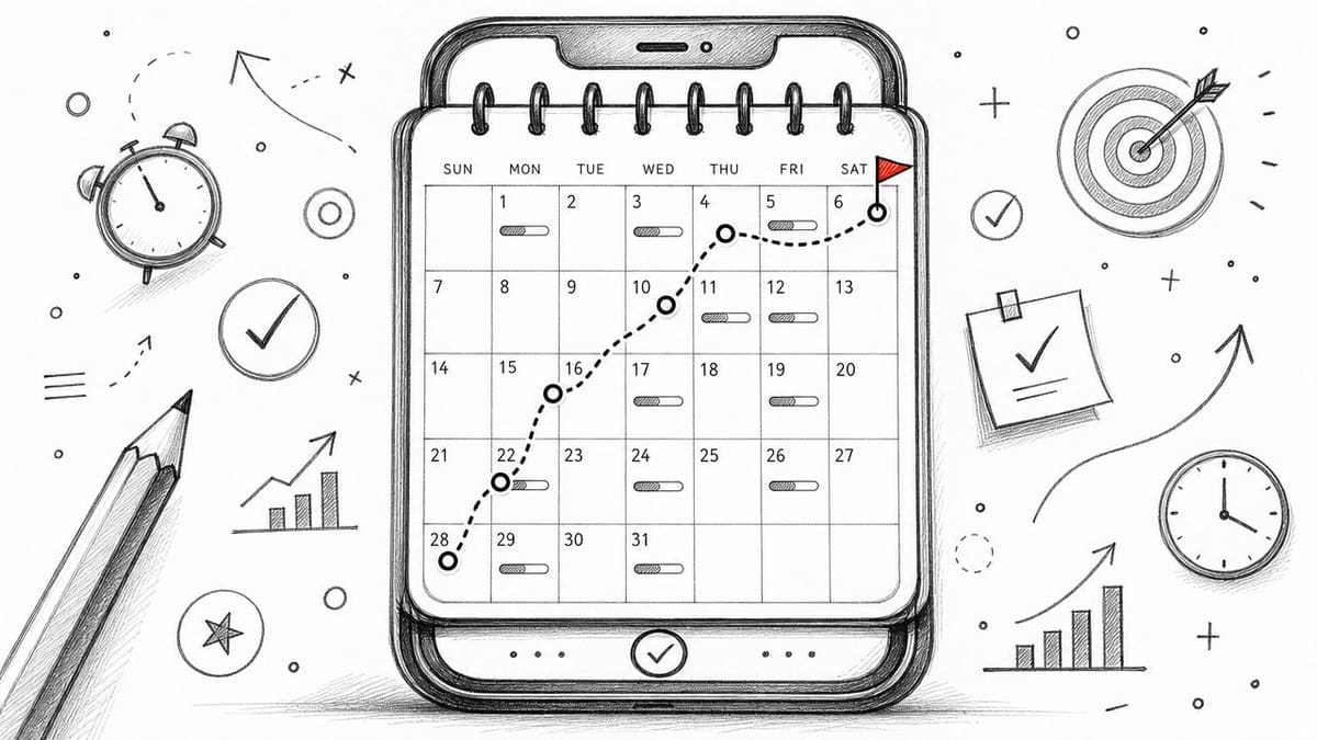 Your Goal Setting Calendar App Guide for 2026
