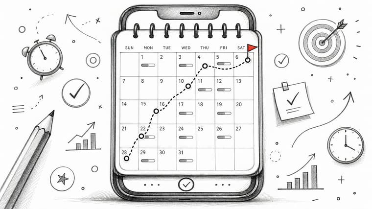 Your Goal Setting Calendar App Guide for 2026