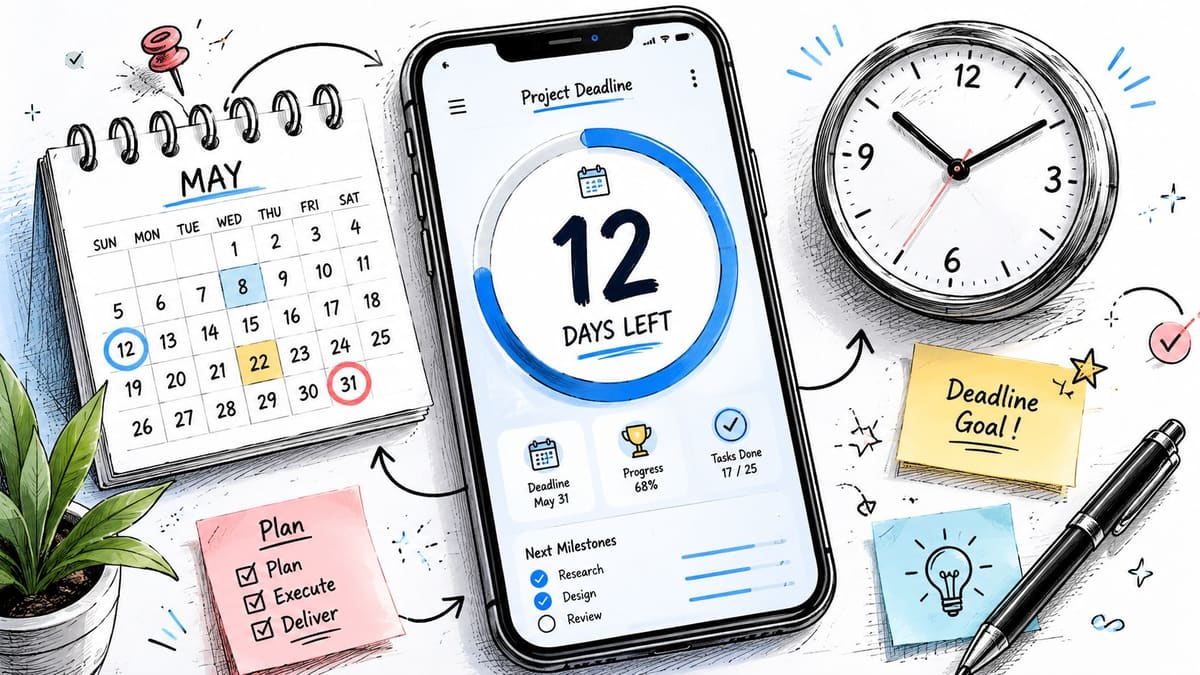 Create Your Project Deadline Tracker with Pretty Progress