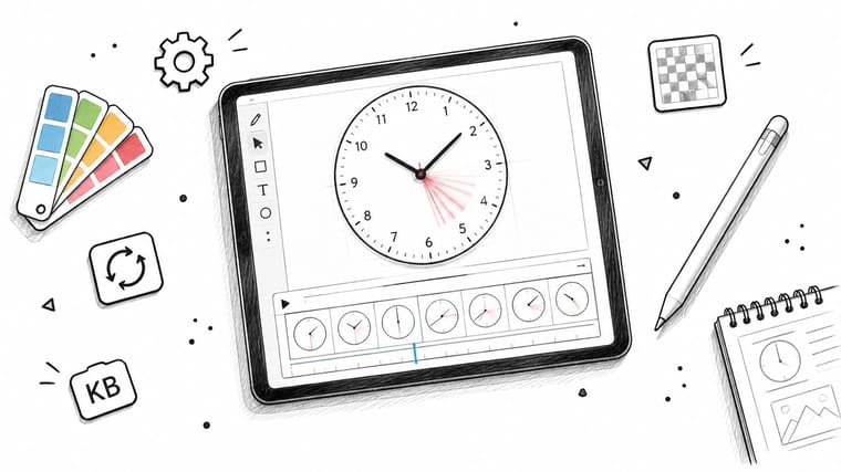 Clock Animations GIF: How to Design, Export, and Optimize