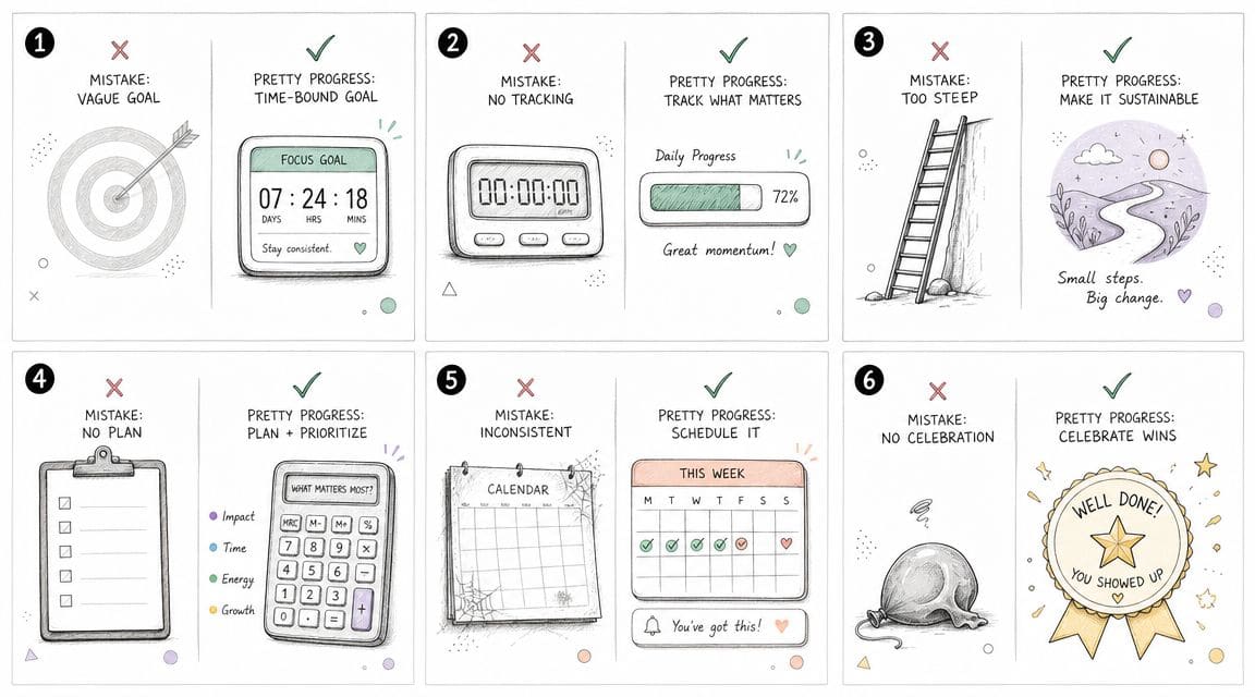 6 Common Mistakes in Goal Setting and How to Fix Them