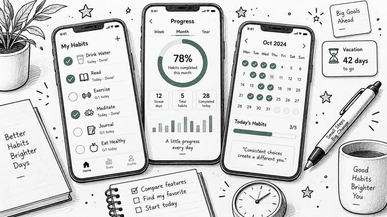 10 Habit Tracker App Reviews for Better Routines