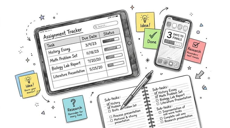 Assignment Tracker for Students: A System That Works