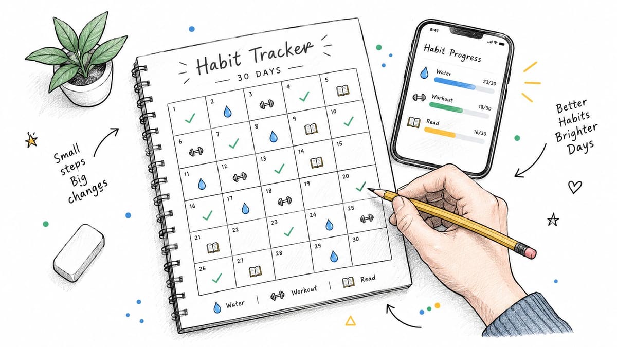 Build a Habit Tracker Monthly That Actually Sticks