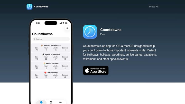 Countdowns (Shayes Apps)