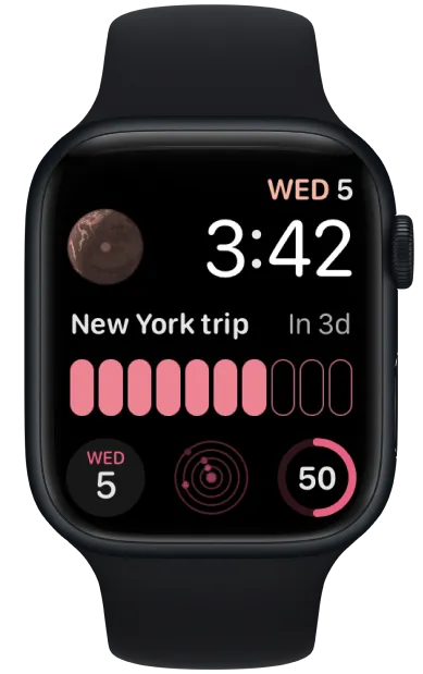 Apple watch store countdown timer